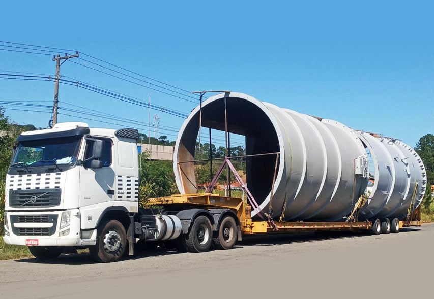 Transporte de cargas projetos